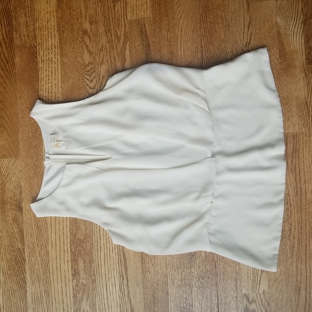(M) Adiva Cream Colored Blouse Flowy Cottagecore Dainty Fairycore Feminine
